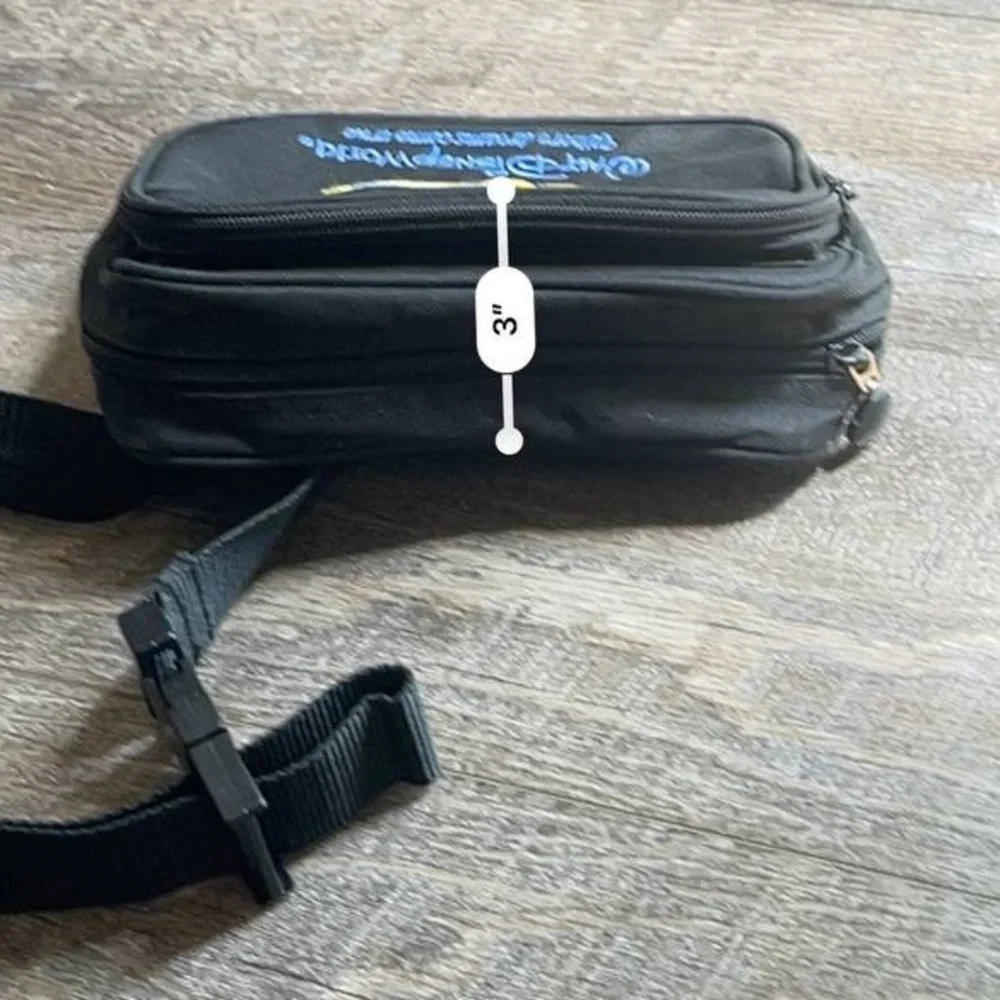 Hip‎ Bag Fanny Pack Walt Disney World Where Dreams Come True Mickey Mouse Black